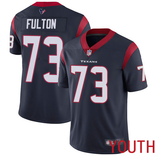 Houston Texans Limited Navy Blue Youth Zach Fulton Home Jersey NFL Football #73 Vapor Untouchable->women nfl jersey->Women Jersey